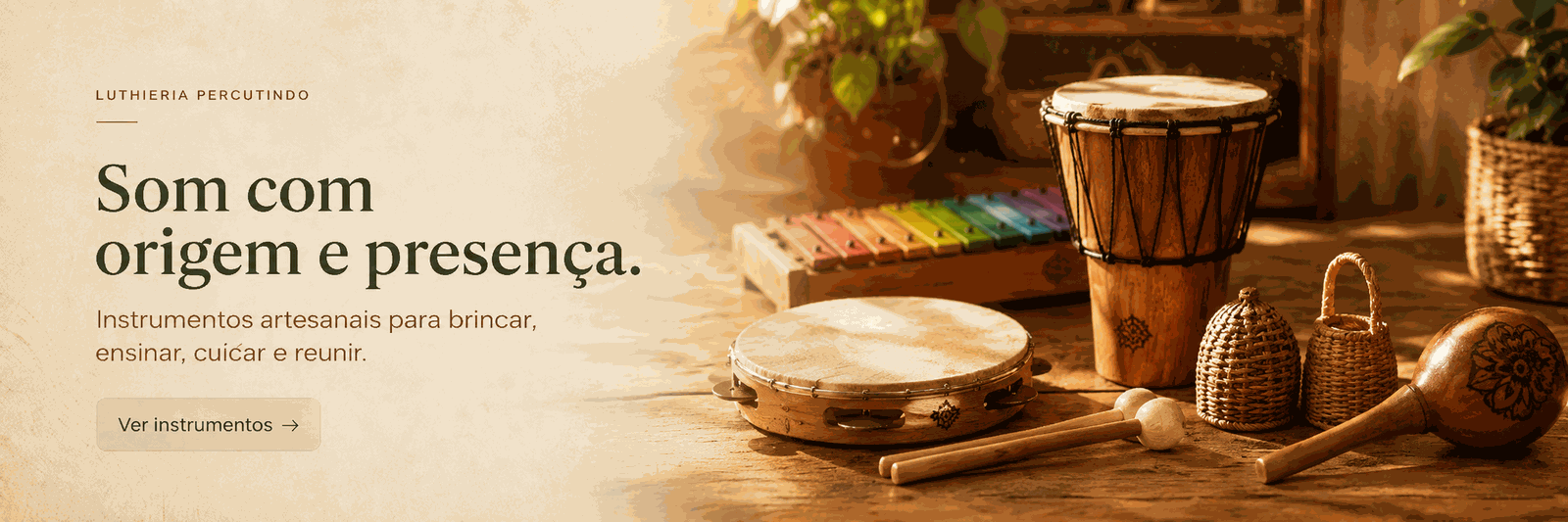 Instrumentos artesanais