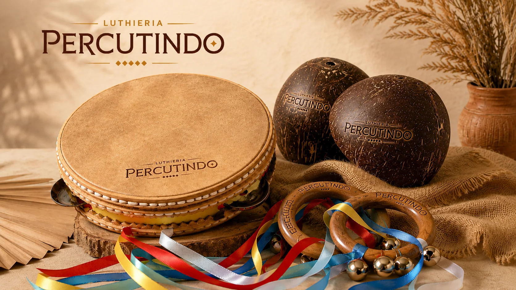 Percussões artesanais Percutindo