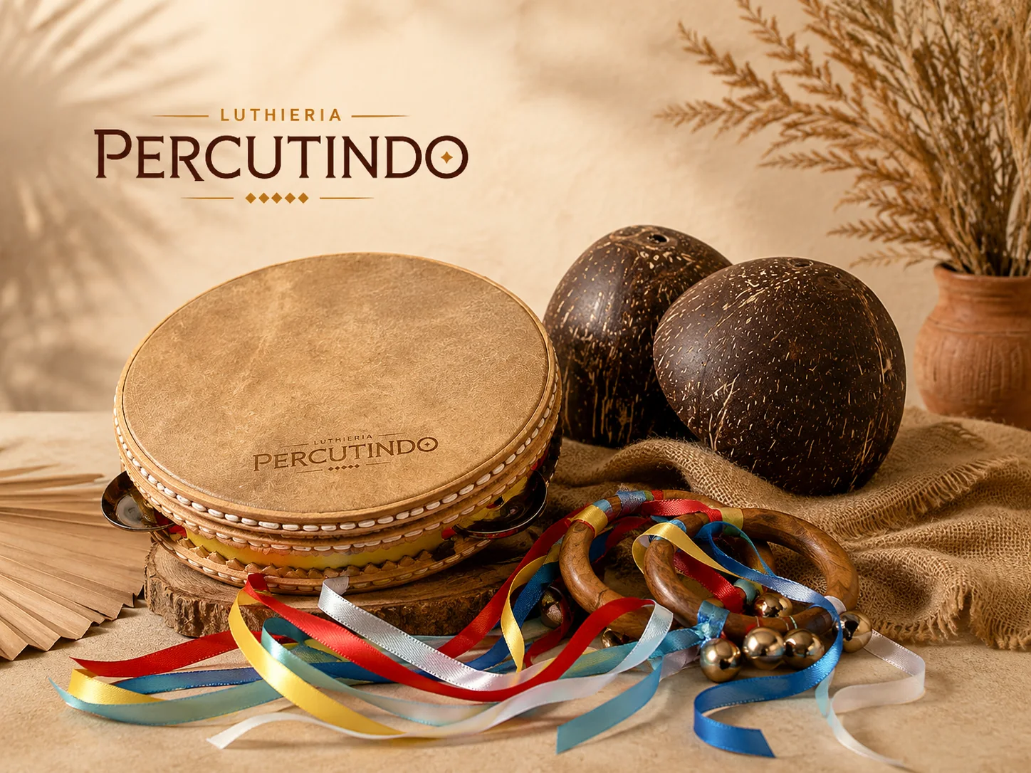 produto artesanal de percussão elegante